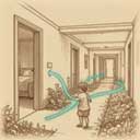 Explore rooms gardens and spaces as part of a story