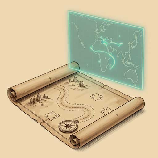 Custom treasure map formats