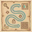 Puzzle-based exploration routes