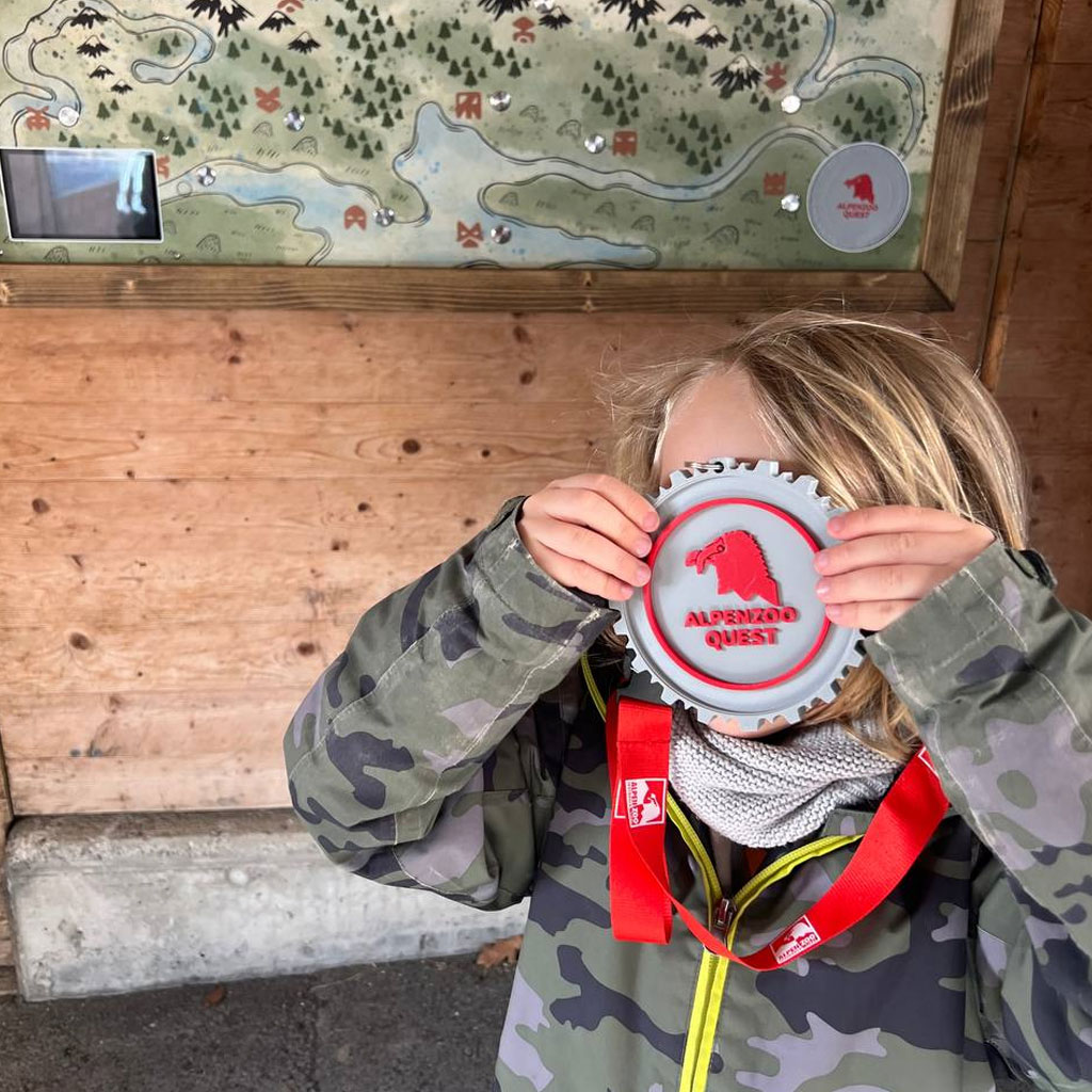Branded amulet design for Alpenzoo Innsbruck