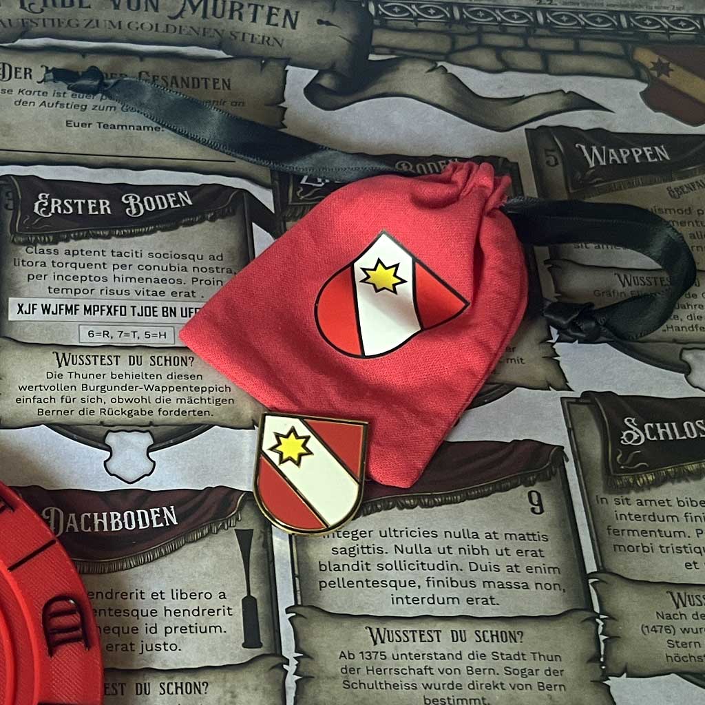 Treasure chest reward experience at Schloss Thun