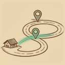 Station-based exploration across the museum territory