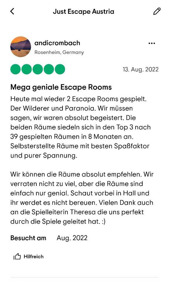 2019- ESCAPE ROOM “PARANOIA” image 11