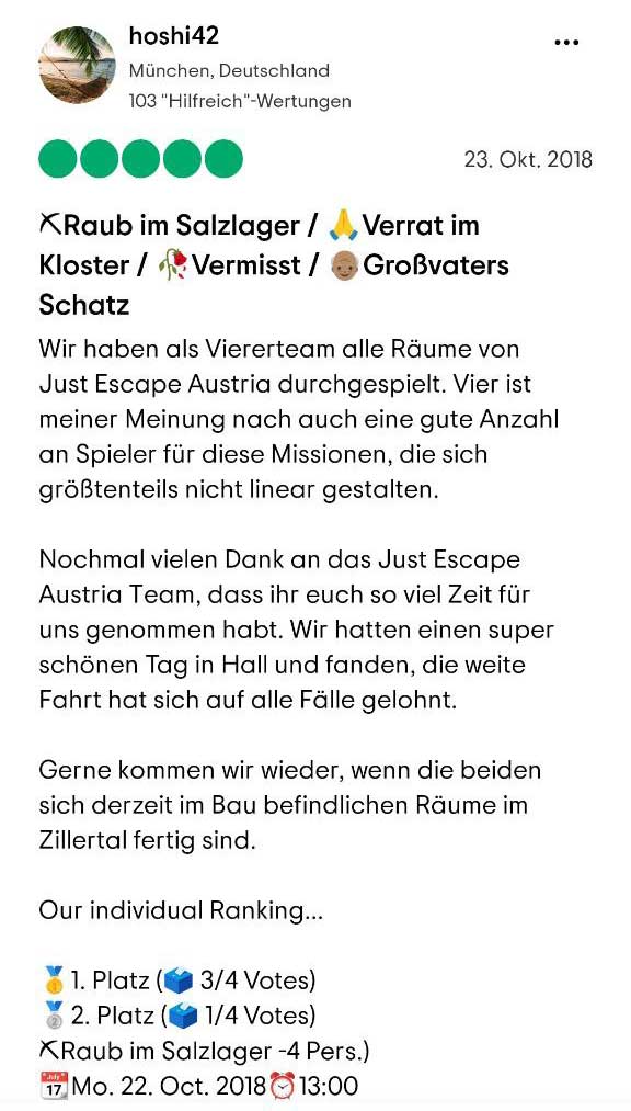 ESCAPE ROOM “RAUB IM SALZLAGER” image 7