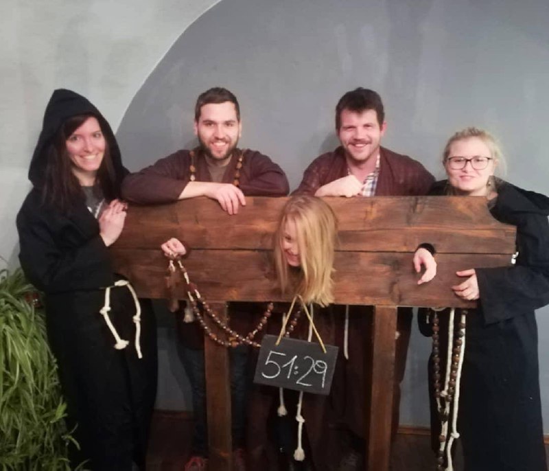 2018- ESCAPE ROOM „VERRAT im KLOSTER“ Bild 4
